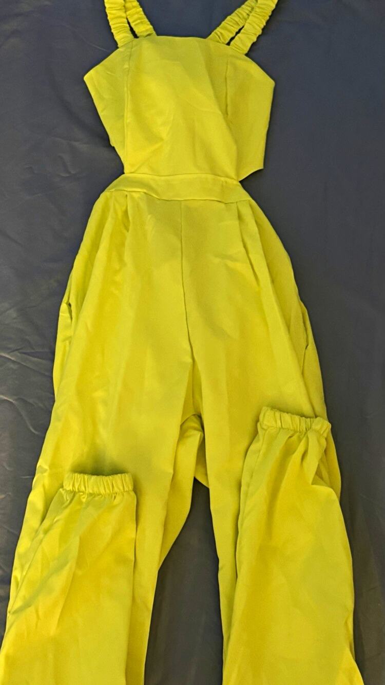 Women's Halter Bow Backless Jumpsuit